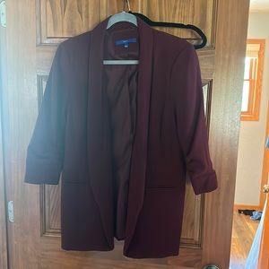 Maroon blazer